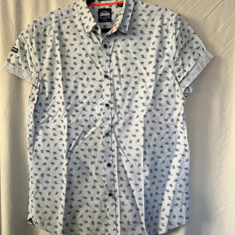 Superdry Shortditch Button Down Shirt Size L